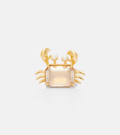 Oscar de la Renta Oscar de la Renta Crab embellished ring