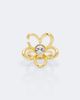 Oscar de la Renta Oscar de la Renta Crystal-embellished floral ring - 1