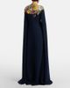 Oscar de la Renta Oscar de la Renta Embroidered caped silk-blend gown - 5