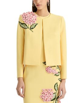 Oscar De La Renta Oscar de la Renta Embroidered Jacket