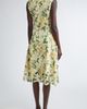 Oscar de la Renta Oscar de la Renta English Rose Guipure Lace Fit & Flare Dress - 2