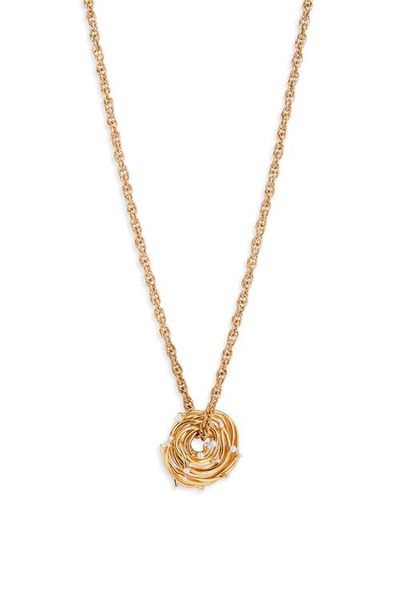 Oscar de la Renta Oscar de la Renta Faux Pearl Nest Necklace 