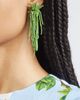Oscar de la Renta Oscar de la Renta Firework Beaded Tassel Earrings - 2