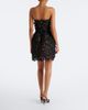 Oscar de la Renta Oscar de la Renta Floral-appliqué guipure lace bustier dress - 5
