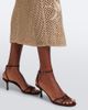 Oscar de la Renta Oscar de la Renta Floral-appliqué open-knit midi dress - 4