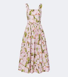 Oscar de la Renta Oscar de la Renta Floral cotton-blend cocktail dress