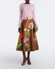 Oscar de la Renta Oscar de la Renta Floral cotton-blend midi skirt - 2