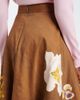 Oscar de la Renta Oscar de la Renta Floral cotton-blend midi skirt - 5