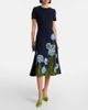 Oscar de la Renta Oscar de la Renta Floral jacquard midi dress - 2