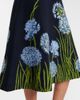 Oscar de la Renta Oscar de la Renta Floral jacquard midi dress - 5