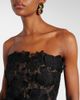 Oscar de la Renta Oscar de la Renta Floral lace bustier gown - 4