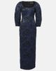 Oscar de la Renta Oscar de la Renta Floral metallic-effect jacquard gown - 1