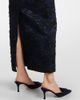 Oscar de la Renta Oscar de la Renta Floral metallic-effect jacquard gown - 5