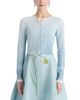 Oscar De La Renta Oscar de la Renta Flower Button Printed Cardigan - 1