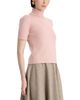 Oscar De La Renta Oscar de la Renta Foldover Turtleneck Top - 3