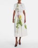 Oscar de la Renta Oscar de la Renta Foxglove cotton-blend poplin midi dress - 2