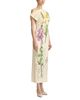 Oscar De La Renta Oscar de la Renta Foxglove Print Drape Jersey Dress - 2