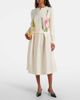 Oscar de la Renta Oscar de la Renta Foxgloves embroidered virgin wool cardigan - 2