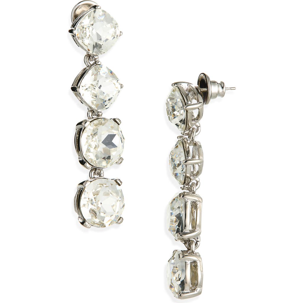 Oscar de la Renta Oscar de la Renta Gallery Crystal Drop Earrings 