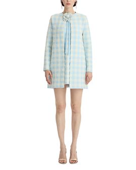 Oscar De La Renta Oscar de la Renta Gingham Coat