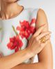 Oscar de la Renta Oscar de la Renta Hibiscus Flower ring - 5