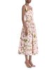 Oscar De La Renta Oscar de la Renta Iris Cotton Stretch Watercolor Dress - 3