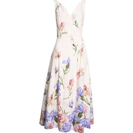 Oscar de la Renta Oscar de la Renta Iris Dégradé Poplin Dress