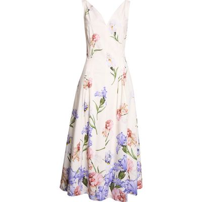 Oscar de la Renta Oscar de la Renta Iris Dégradé Poplin Dress