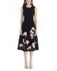 Oscar De La Renta Oscar de la Renta Iris Jacquard Sleeveless Midi Dress - 1