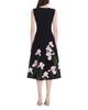 Oscar De La Renta Oscar de la Renta Iris Jacquard Sleeveless Midi Dress - 2