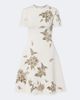 Oscar de la Renta Oscar de la Renta Knitted floral jacquard minidress - 1
