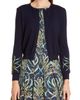 Oscar de la Renta Oscar de la Renta Mimosa Stems Embroidered Wool Cardigan - 1