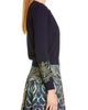 Oscar de la Renta Oscar de la Renta Mimosa Stems Embroidered Wool Cardigan - 3