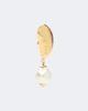 Oscar de la Renta Oscar de la Renta Mussel embellished clip-on drop earrings - 2