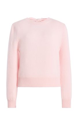 Oscar de la Renta Oscar de la Renta OpenBack VirginWool Sweater