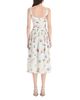 Oscar De La Renta Oscar de la Renta Painted Iris Cotton Stretch Midi Dress - 2