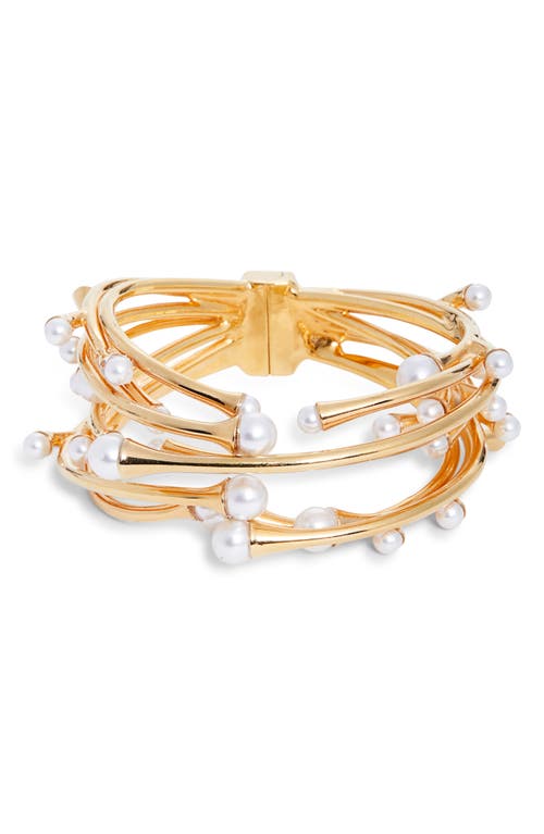 Oscar de la Renta Oscar de la Renta Pearl Nest Cuff Bracelet 