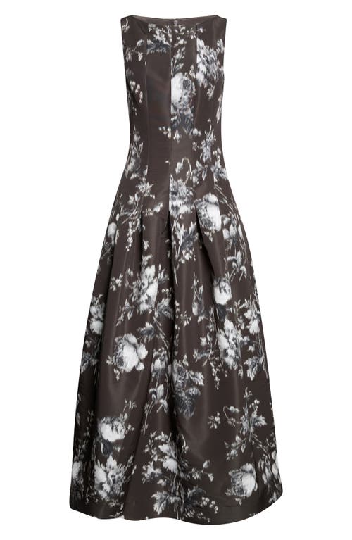 Oscar de la Renta Oscar de la Renta Peony Sleeveless Faille Gown