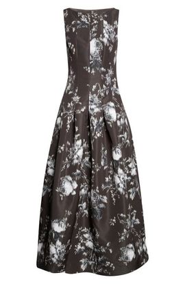 Oscar de la Renta Oscar de la Renta Peony Sleeveless Faille Gown