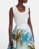Oscar de la Renta Oscar de la Renta Pointelle cotton and silk tank top - 2