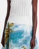 Oscar de la Renta Oscar de la Renta Pointelle cotton and silk tank top - 4