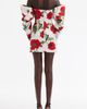 Oscar de la Renta Oscar de la Renta Poppies Off the Shoulder Long Sleeve Minidress - 2