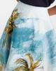Oscar de la Renta Oscar de la Renta Printed cotton-blend poplin midi skirt - 3