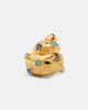 Oscar de la Renta Oscar de la Renta Seashell crystal-embellished ring - 1