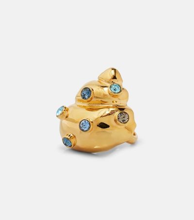 Oscar de la Renta Oscar de la Renta Seashell crystal-embellished ring