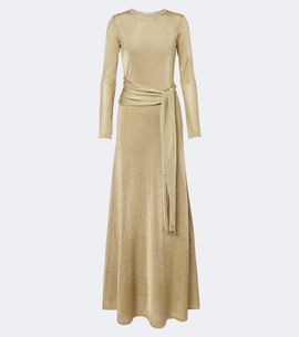 Oscar de la Renta Oscar de la Renta Semi-sheer knitted gown