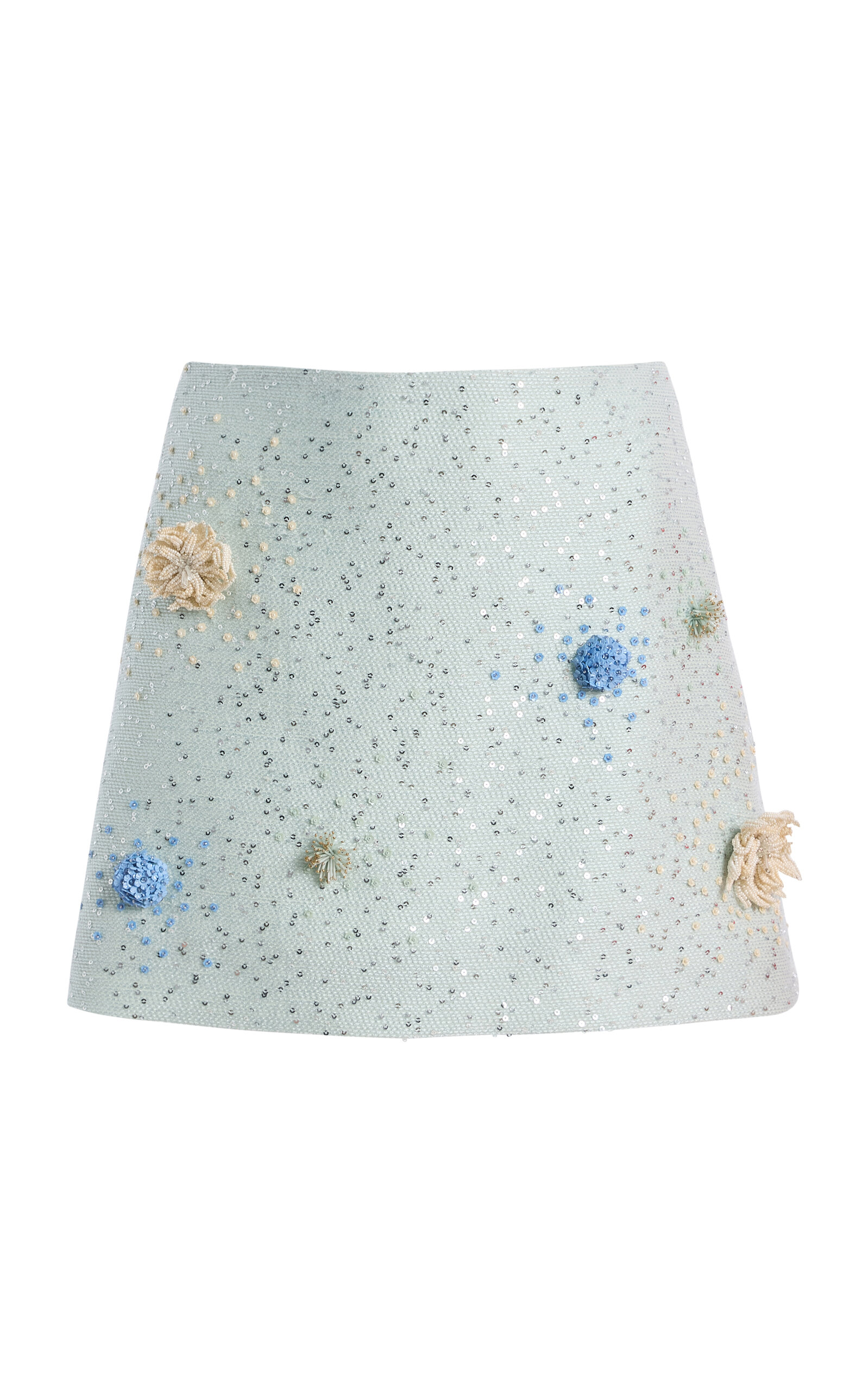 Oscar de la Renta Oscar de la Renta Sequin Tweed Mini Skirt