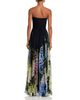 Oscar De La Renta Oscar de la Renta Silk Degrade Foxglove Chiffon Gown - 4