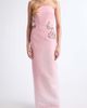 Oscar de la Renta Oscar de la Renta Strapless Faille Column Gown - 1