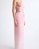 Oscar de la Renta Oscar de la Renta Strapless Faille Column Gown - 3